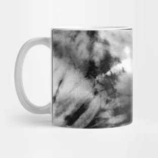 Black and White Pastel Tie-Dye Mug